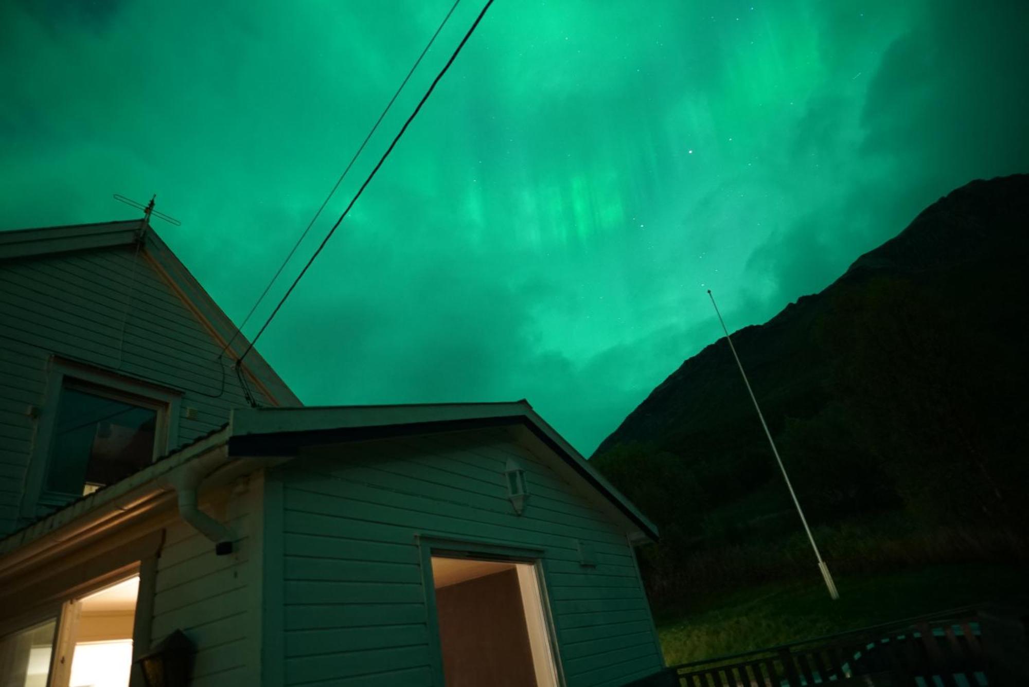极光民宿northern Lights Laksvatn Exterior foto